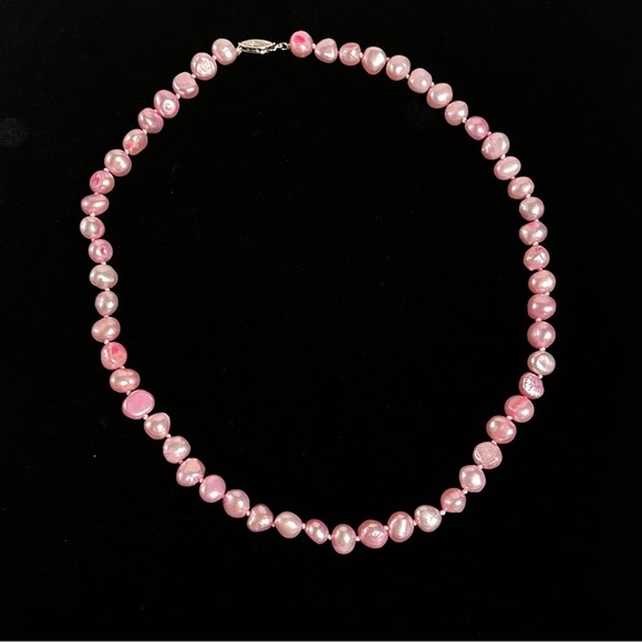 Real pink pearls like new condition - Picture 9 of 9